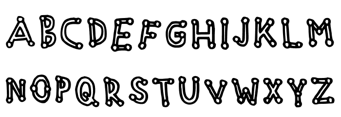 Studdedfreeline Regular Font LOWERCASE