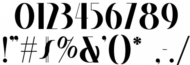 Studebaker NF Font OTHER CHARS