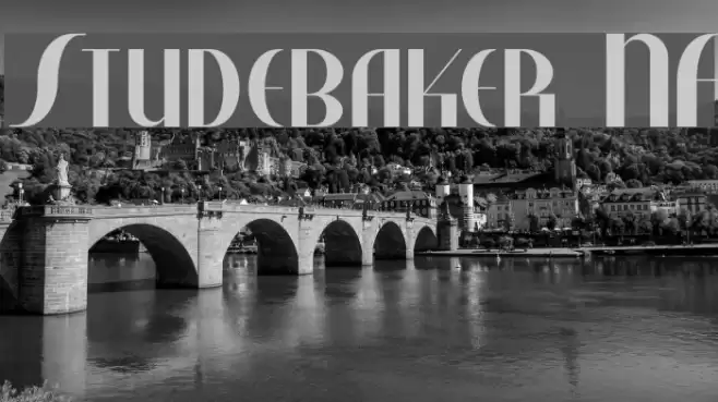 Studebaker NF Font examples