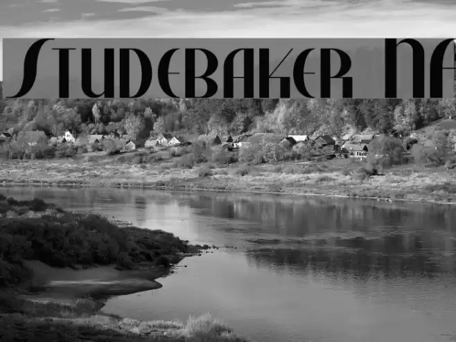Studebaker NF Font examples