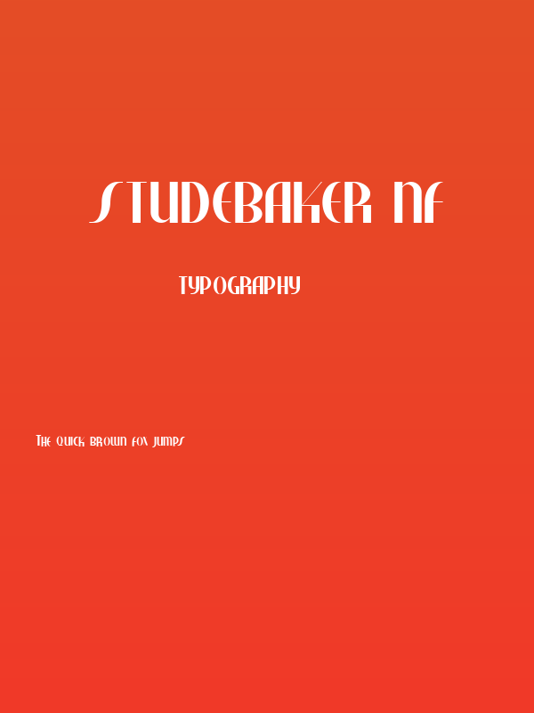 Studebaker NF Poster