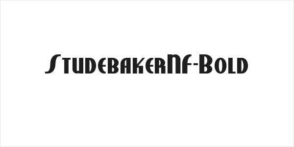 StudebakerNF-Bold Logo
