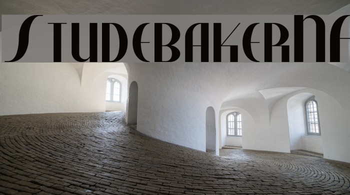 StudebakerNF Font examples