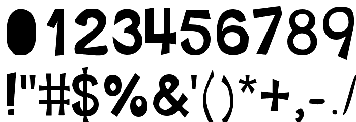 Student Headline Font OTHER CHARS