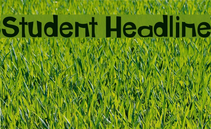 Student Headline Font examples