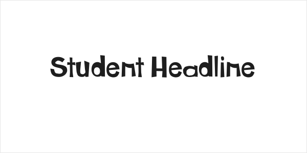 Student Headline Logo