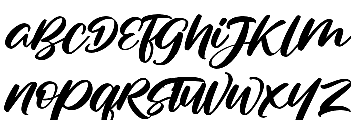 Studio Ashtral FREE Font LOWERCASE