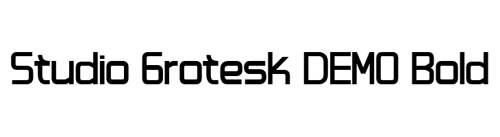 Studio Grotesk DEMO Bold  font caratteri gratis