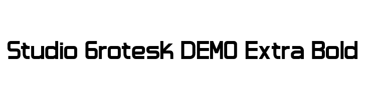 Studio Grotesk DEMO Extra Bold  Free Fonts Download