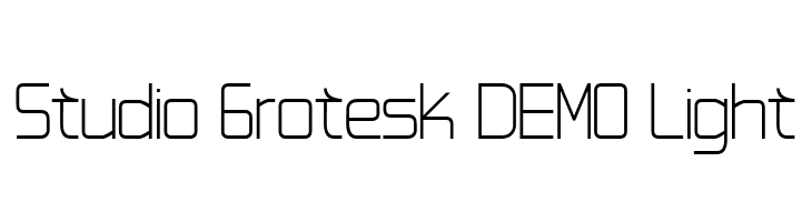 Studio Grotesk DEMO Light  フリーフォントのダウンロード