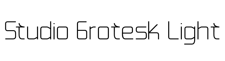 Studio Grotesk Light  font caratteri gratis