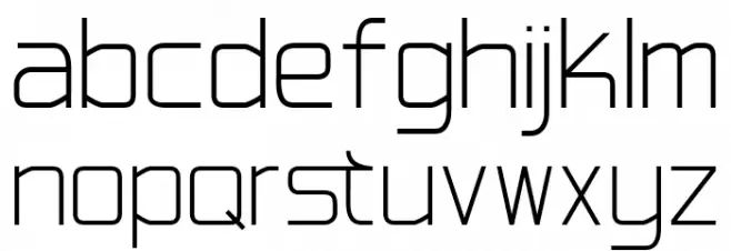 Studio Grotesk Light 字体 小写