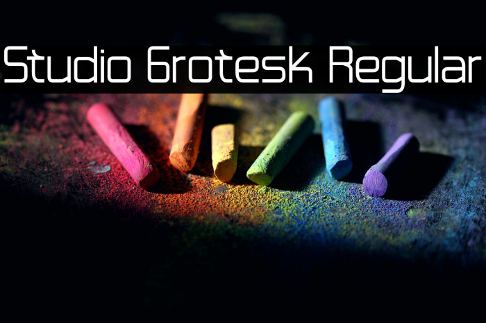 Studio Grotesk Regular Example 3