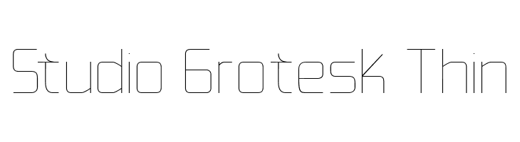 Studio Grotesk Thin  免费字体下载