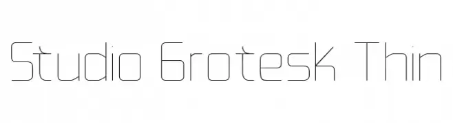 Studio Grotesk Thin  baixar fontes gratis