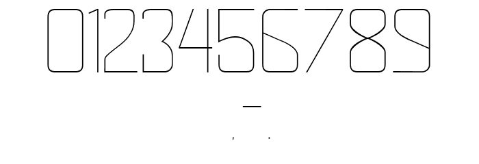 Studio Grotesk Thin Font OTHER CHARS