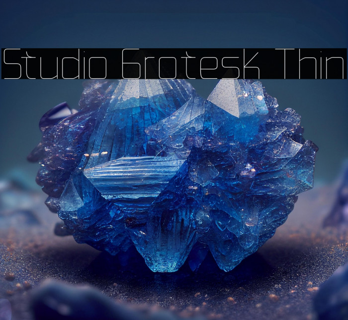 Studio Grotesk Thin Example 3
