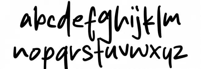 Studio Place Font LOWERCASE