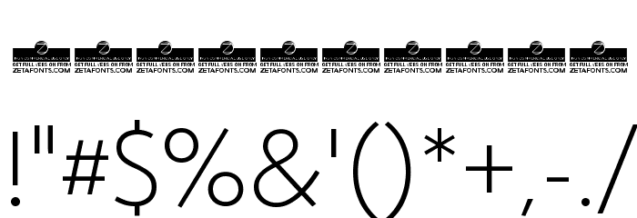 StudioGothicAlternateTrial-Extr Font OTHER CHARS