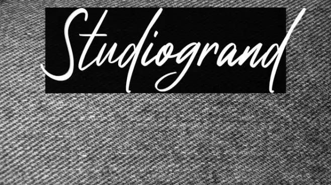 Studiogrand Font examples