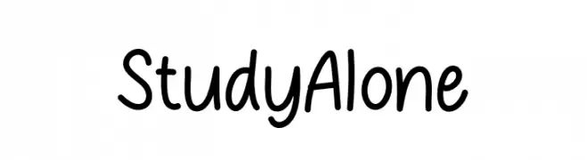Study Alone  Frei Schriftart Herunterladen