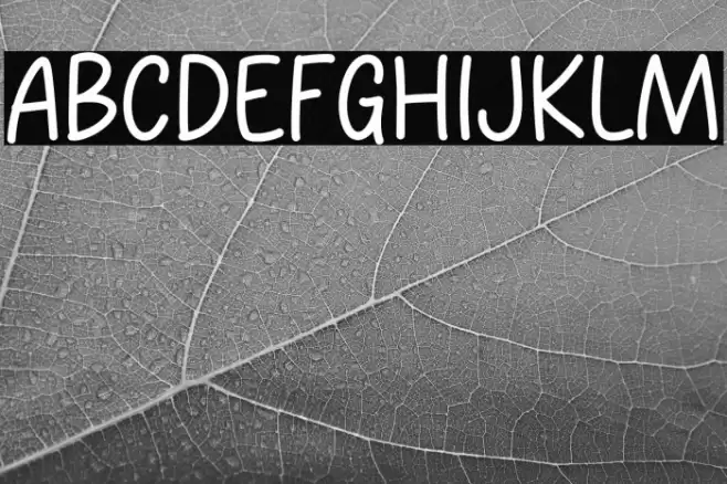 Study Alone Font examples