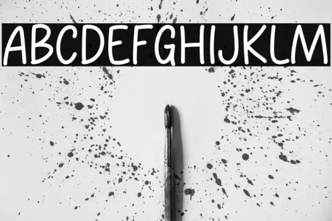 Study Alone Font examples