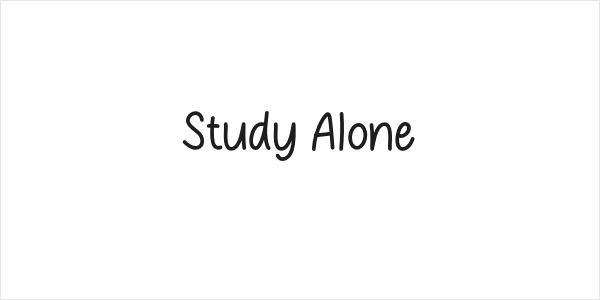 Study Alone Logo