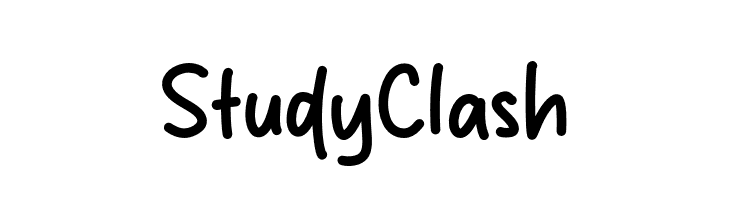 Study Clash  नि: शुल्क फ़ॉन्ट्स डाउनलोड