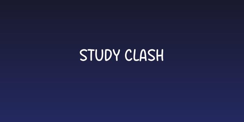 Study Clash Social Header