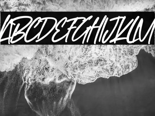 Study Hard Font examples