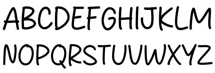 Study Night फ़ॉन्ट अपरकेस