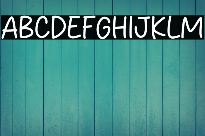 Study Night फ़ॉन्ट examples