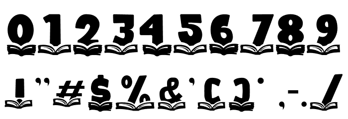 Study Symbol Book Font Alte caractere