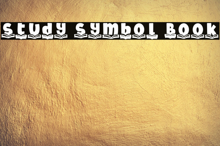 Study Symbol Book Example 1