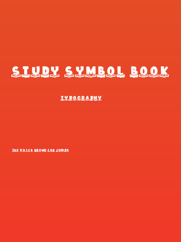 Study Symbol Book Poster