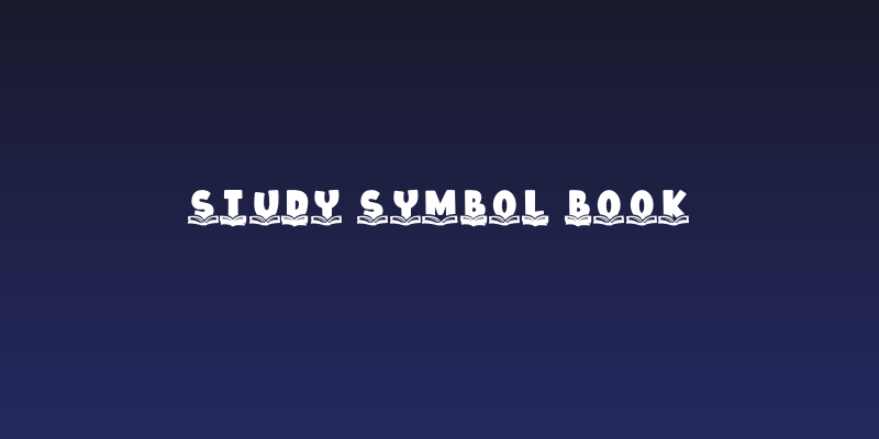 Study Symbol Book Social Header