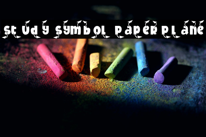 Study Symbol Paper Plane Example 2