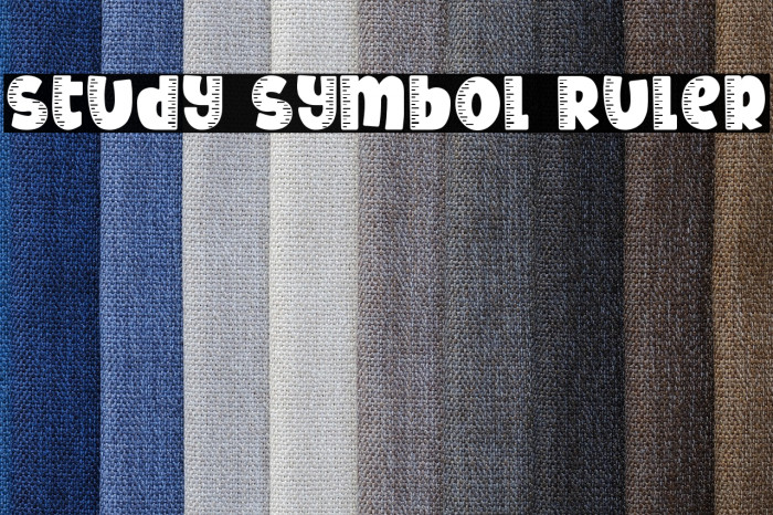 Study Symbol Ruler Example 3