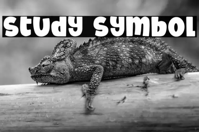 Study Symbol Font examples
