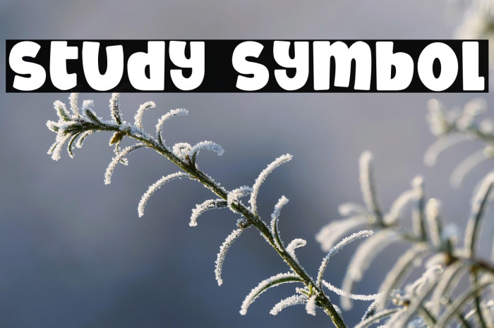 Study Symbol Example 3