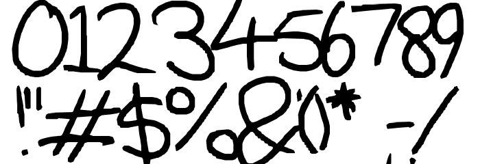 Stuff It. I'm going home. Font OTHER CHARS