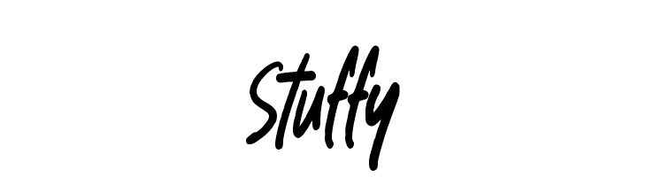 Stuffy  フリーフォントのダウンロード