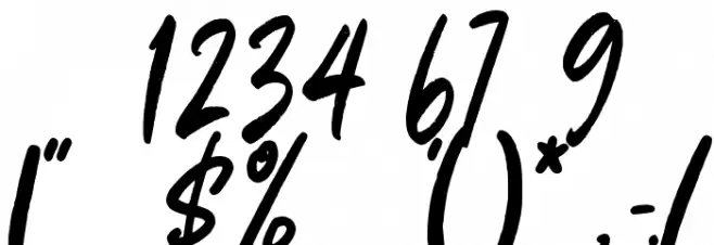 Stuffy Font OTHER CHARS