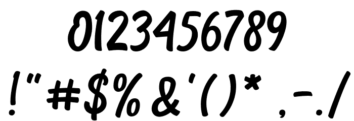 StumbleDEMO Font OTHER CHARS