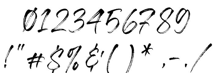 Stunders - Personal Use Font OTHER CHARS