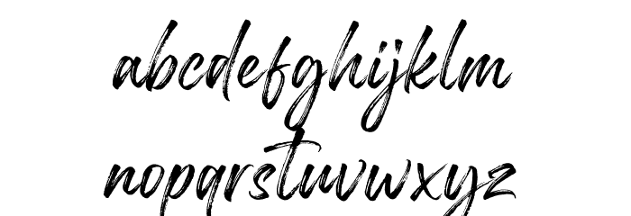 Stunders - Personal Use Font LOWERCASE