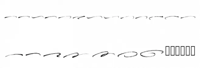 Stunders Swash - Personal Use Caratteri MINUSCOLO