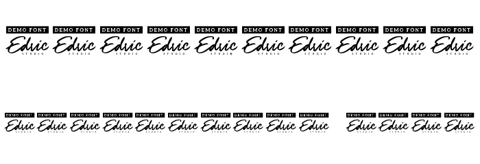 Stunning World Demo Font OTHER CHARS
