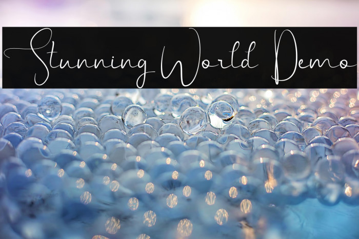 Stunning World Demo Example 1